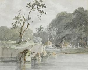 On The Ganges Near Culna