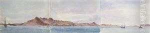 Vessels In The Port Of Aden, Yemen by Charles Hamilton Smith