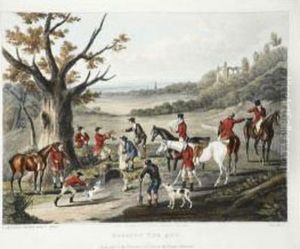 Scenes With Thesmoking Hunt by Charles Loraine Smith