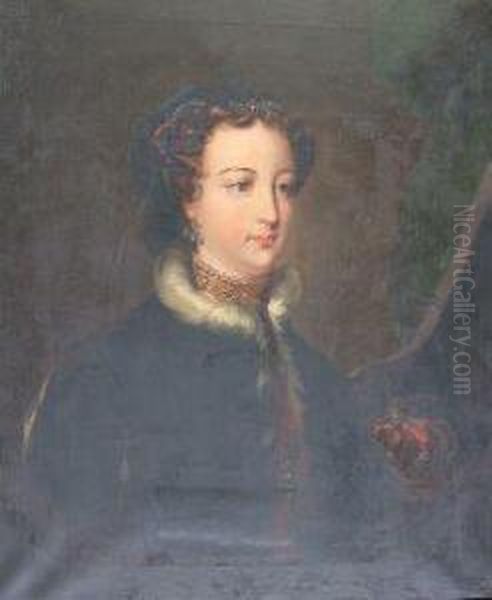 Half Length Portrait Of Mary, Queen Of Scots - view 1