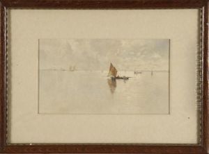 Venetian Boats by Francis Hopkinson Smith