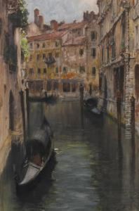 Rio Della Fava, Venice by Francis Hopkinson Smith