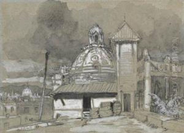 Chapel Roof Of San Antonio, Mexico City - view 1