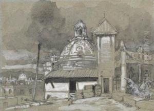 Chapel Roof Of San Antonio, Mexico City by Francis Hopkinson Smith