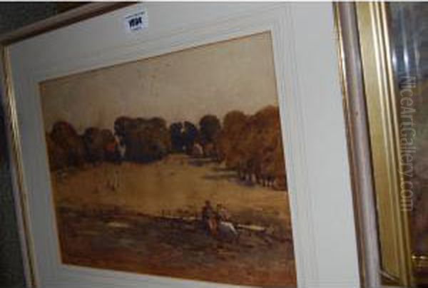 Two Figures Seated In A Park - view 1