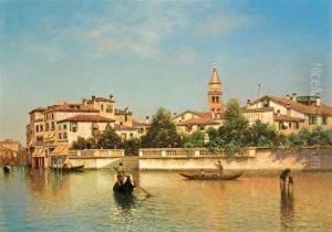 A Venetian Canal by Henry Pember Smith