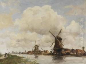 Aan De Rivier: Mills Along A River by Hobbe Smith