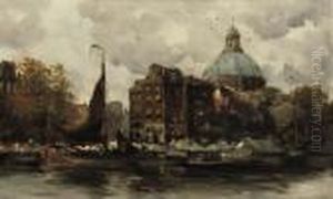 The Koepelkerk Along The Singel, Amsterdam by Hobbe Smith