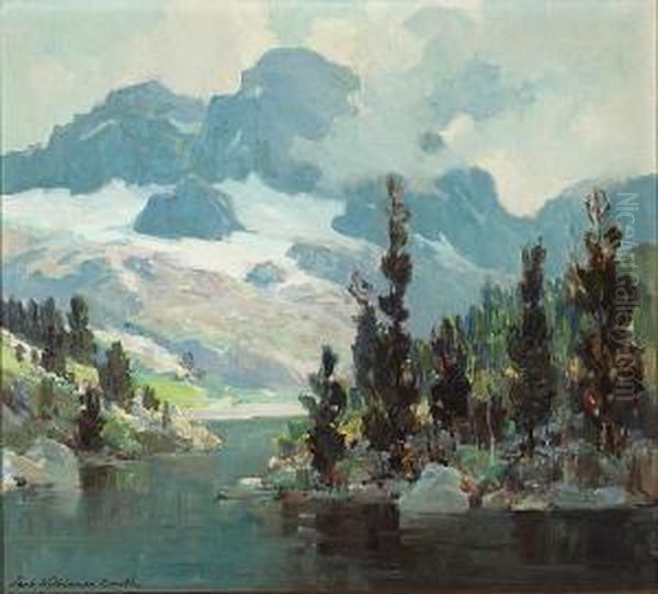 Sierra Lake With Mountains In Thedistance - view 1