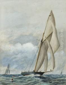 Champion Yacht "britannia." by James Avon Smith