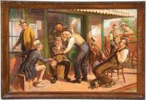 General Store Scene by Jerome Jos. Howard Smith