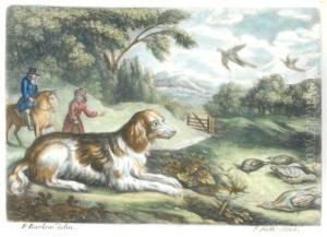 Gamebirds Guarded By A Gun Dog by John Smith