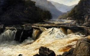 A Highland Stream In Spate