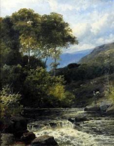 On The Dee - North Wales by John Brandon Smith