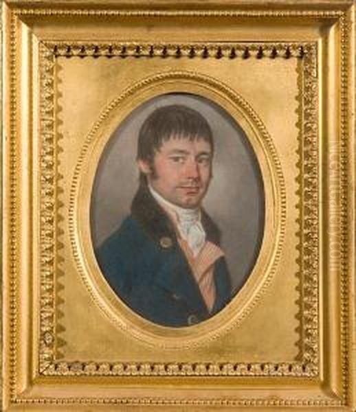 Bust Length Portrait Of A Gentleman In Bluecoat - view 1