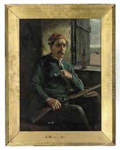 Fisherman Seated By A Window