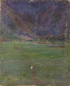 View In The West Indies. by Joseph Lindon Smith