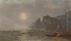The Cove At Dusk by Mortimer L. Smith