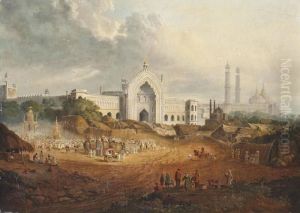 The Muharram Procession To The Great Imambara, Lucknow