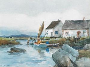 Fisherman""""s Homes, Newfoundland by William St. Thomas Smith