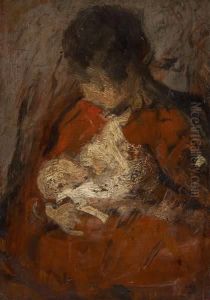 Mere Et Enfant by Jakob Smits