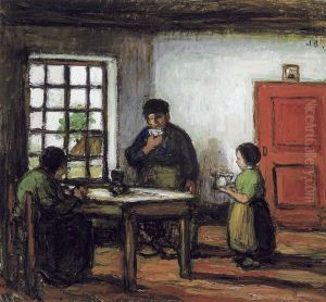 Famille De Paysans En Campine by Jakob Smits
