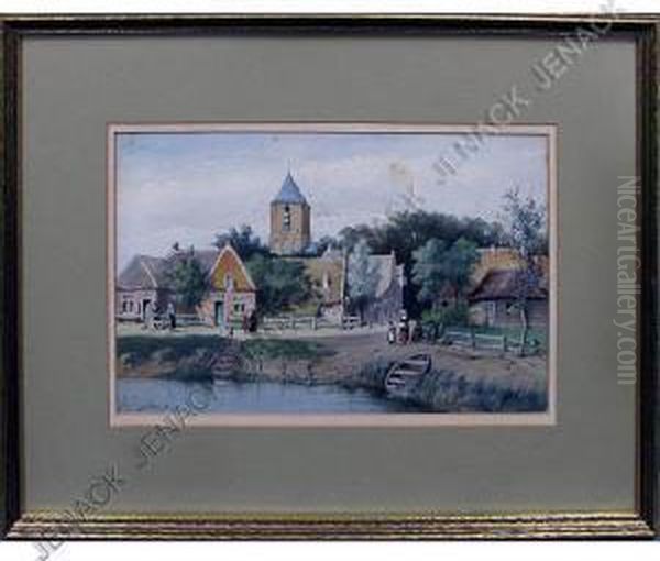 Village With Figures - view 1