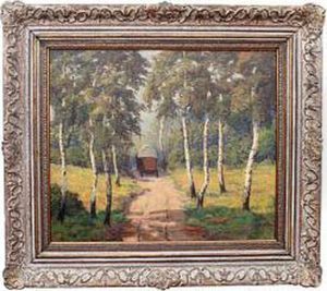 Cart In A Forest