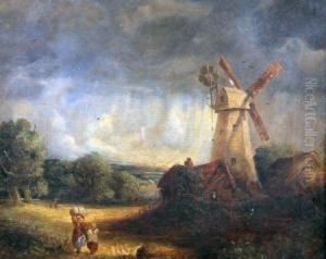 Figures Before A Mill