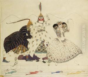 A Scene From 'arabian Nights' by Olive Carleton Smyth