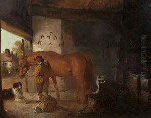 Waiting For The Blacksmith by Edward Robert Smythe