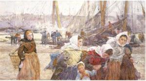 Boulogne Fisher-folk, An Impression by Lionel Percy Smyth