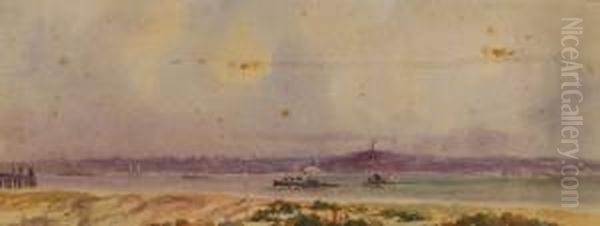 Isle Of Wight From Gosport - view 1