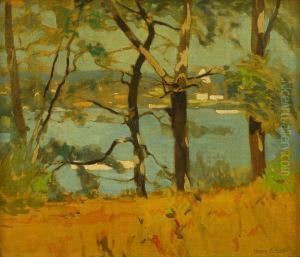 View Of Lambertville Across The Delaware by Henry Bayley Snell