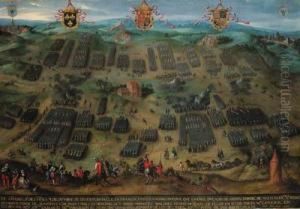 The Battle Of Moncontour, 30 October 1569 by Jan Snellinck
