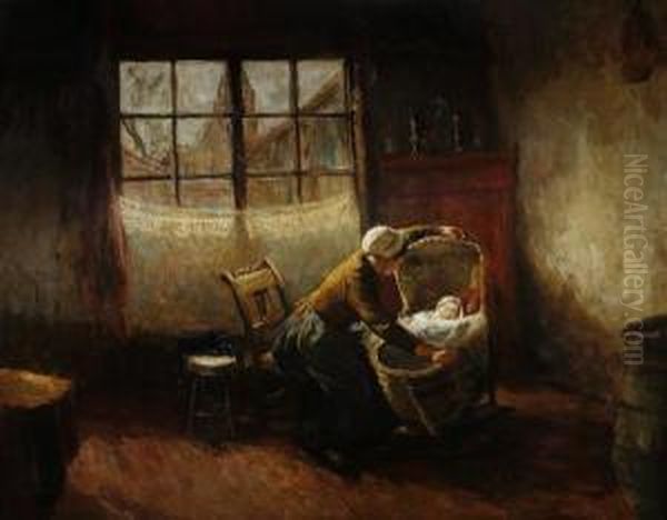 Mother And Child In An Interior - view 1