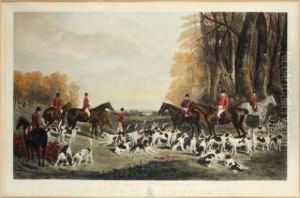 The Meet At Blagdon by John Wray Snow