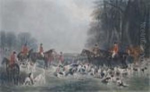 The Meet At Blagdon (by Thomas Lupton) by John Wray Snow
