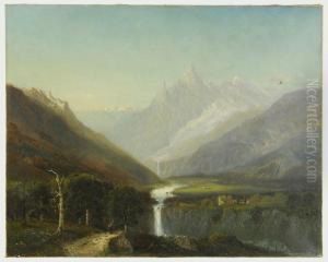 European Alpine Landscape by Francis Snowe