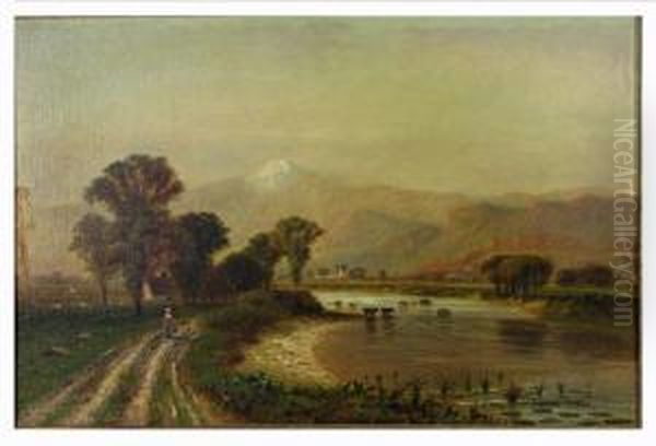 Landscape With Distant Mountains - view 1
