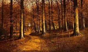 Forest Interior by William Mckendree Snyder