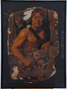 Chief Pen Horse,on The War Path