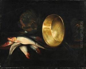 Natura Morta Con Pesci by Lodovico Soardi