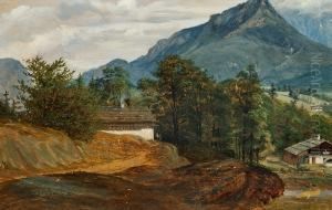 Landscape From Tyrol by Frederik Sodring