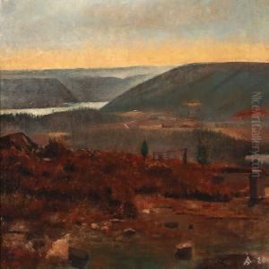 Landscape From Norland In Sweden by Axel Soeborg