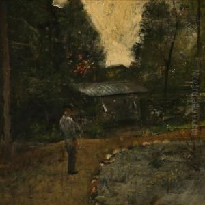 A Man In His Garden by Axel Soeborg
