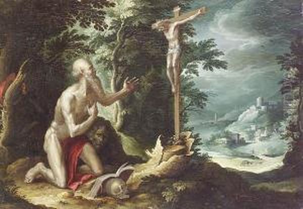 Saint Jerome In The Wilderness - view 1