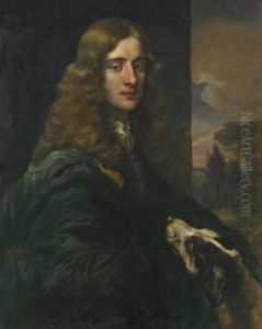 Portrait Of A Gentleman With A Dog