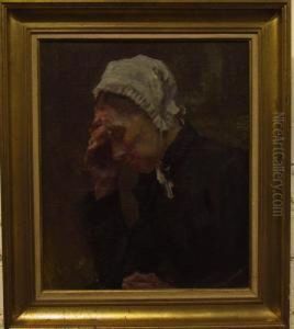 Treurende Vrouw by Albert Sohie