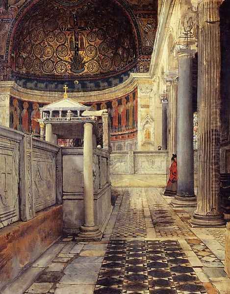 Interior Of The Church Of San Clemente Rome - view 1